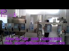 Máy chiết rót nước 5 gallon với bộ phận chèn túi nâng