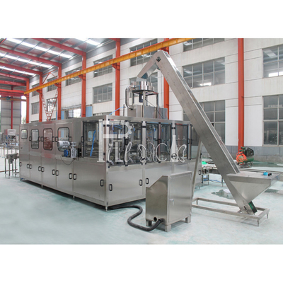 Dây chuyền sản xuất máy đóng chai nước khoáng 1200bph Hoàn thành Máy chiết rót nước đóng chai 5 Gallon / 20L nhà cung cấp