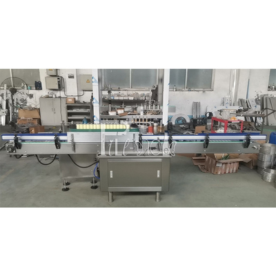 Máy dán nhãn chai keo lạnh 3000BPH Hoàn toàn tự động Tròn thẳng Ngang nhà cung cấp