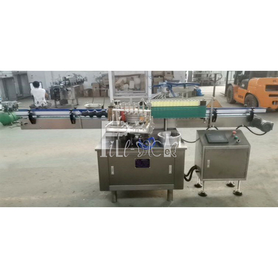 Máy dán nhãn chai keo lạnh 3000BPH Hoàn toàn tự động Tròn thẳng Ngang nhà cung cấp