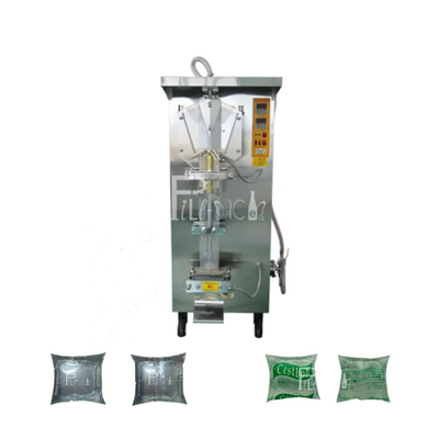 2000BPH Thiết bị dây chuyền chiết rót chất lỏng nước Sachet Túi tự động Khoáng chất tinh khiết 150mm nhà cung cấp