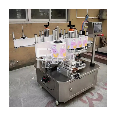 Tự động chai vuông phẳng Máy dán nhãn chai có hình dạng đặc biệt Keo dán hai mặt Thiết bị máy dán nhãn nhà cung cấp