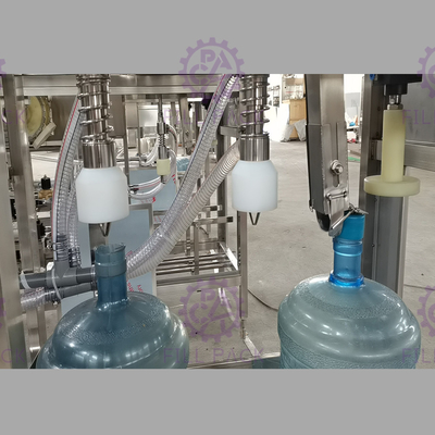 Dây chuyền sản xuất chiết rót nước 100BPH 3 Gallon với van tràn nhà cung cấp
