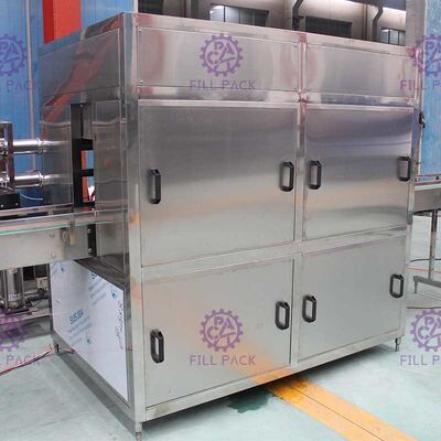 Máy chiết rót Gallon đơn khối 4 dòng hoàn toàn tự động 600BPH với van tràn nhà cung cấp