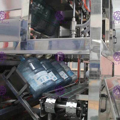 Máy làm đầy thùng nước tinh khiết 5 gallon Chai 600BPH / 900BPH Dây chuyền sản xuất nước nhà cung cấp