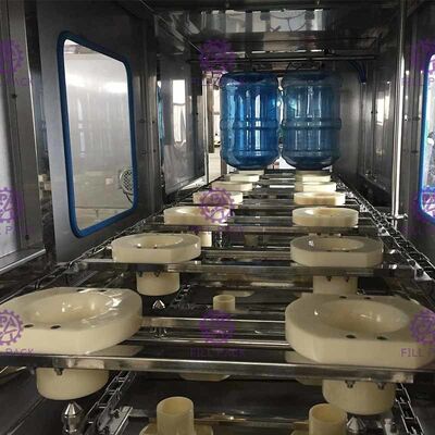 Máy chiết rót nước 300BPH 18,9l 5 Gallon Điều khiển PLC với màn hình cảm ứng nhà cung cấp