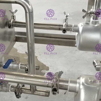 3,4 * 0,78 * 1,95m 3 Trong 1 Dây chuyền chiết rót Gallon 120 nhà cung cấp