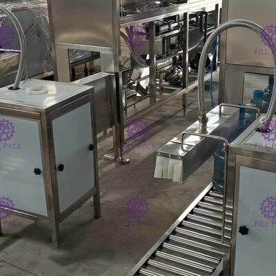 Máy chiết rót nước bình 5 gallon 120BPH, loại xô 5mm nhà cung cấp