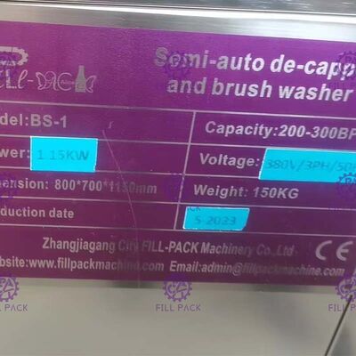 BS-1 250BPH Máy giặt chai 5 gallon với cửa sổ kiểm tra nhà cung cấp