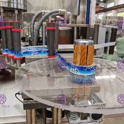 Máy dán nhãn chai OPP quay Thiết bị máy dán nhãn keo nóng chảy Máy dán nhãn cho nhà máy sản xuất nước chai nhựa nhà cung cấp