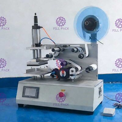 Thiết bị dán nhãn chai phẳng hình vuông bán tự động Lọ một mặt hoặc hai mặt Thiết bị máy dán nhãn nhãn dán nhà cung cấp