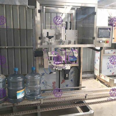 Dán nhãn cổ đơn 28mm Máy ghi nhãn Gallon Tự động hóa hoàn toàn nhà cung cấp