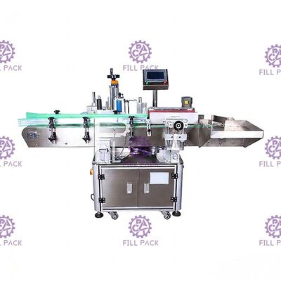 Màn hình cảm ứng Máy dán nhãn tròn SUS304 nhà cung cấp