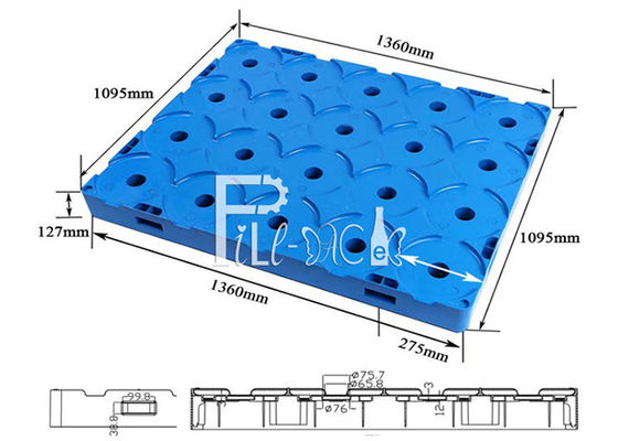 Pallet chai nhựa Pallon Nhà máy nước tiêu dùng nhà cung cấp