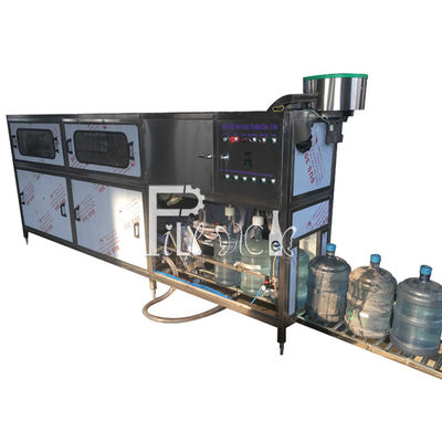 Nước uống Máy chiết rót 5 gallon với băng tải con lăn nhà cung cấp