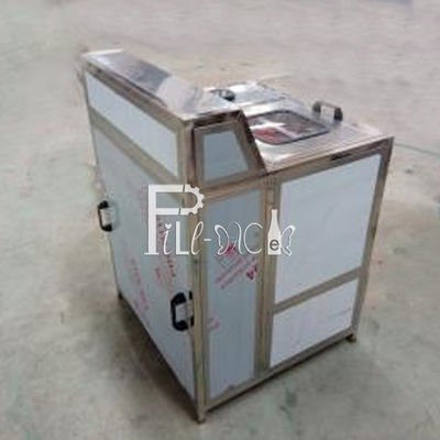 Máy rửa chai nhỏ bán tự động và chổi quét 200BPH có cửa sổ kiểm tra nhà cung cấp