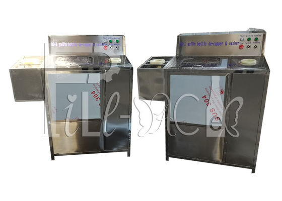 CE ISO 220V Máy rửa chai 5 gallon với trạm rửa bên trong nhà cung cấp
