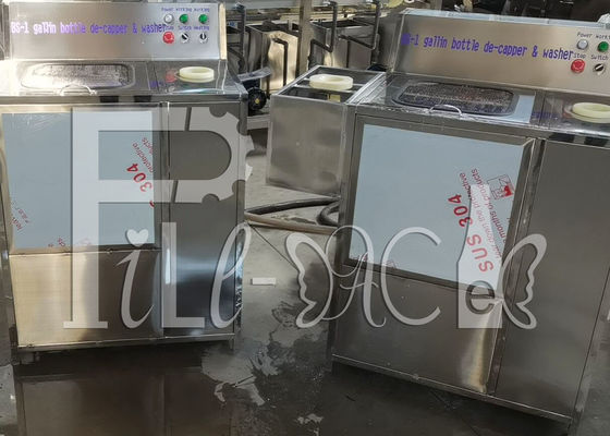 Máy rửa mặt Decapper chai Semiauto 250BPH 5 Gallon nhà cung cấp