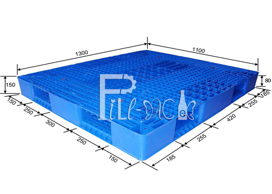 Hai mặt HDPE Pallet nhựa tái chế nước Gallon lớn có thể xếp chồng lên nhau có thể đảo ngược nhà cung cấp