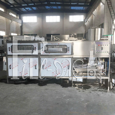 Dây chuyền chiết rót nước đóng chai tự động 5 gallon Thùng giặt Dây chuyền máy đóng nắp chiết rót nhà cung cấp