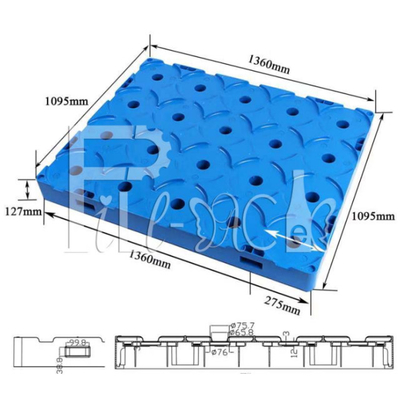 Pallet chai nước 5 Gallon 18,9L Pallet chứa nước Pallet nhựa nhà cung cấp