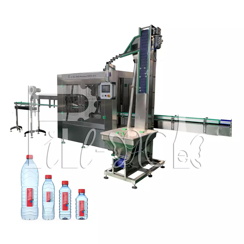 Trọn bộ Dây chuyền chiết rót đóng chai nước khoáng tự động Nhựa PET tự động nhà cung cấp