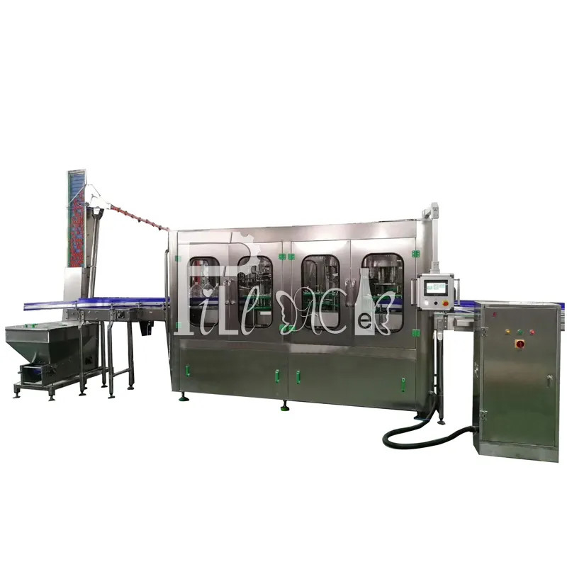 Máy đóng chai nước khoáng 2L Dây chuyền chiết rót nước uống PET 3 trong 1 Monoblock 4000BPH nhà cung cấp