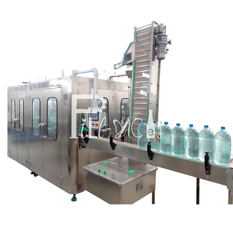 Dòng Máy Chiết Rót Chai Khoáng 3L/5L/10L Nước Tinh Khiết 3 Trong 1 Nhựa 1000BPH 7.5KW nhà cung cấp