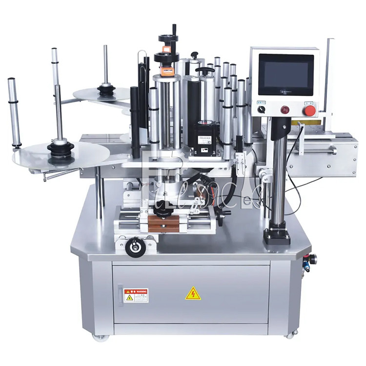 Tự động chai vuông phẳng Máy dán nhãn chai có hình dạng đặc biệt Keo dán hai mặt Thiết bị máy dán nhãn nhà cung cấp