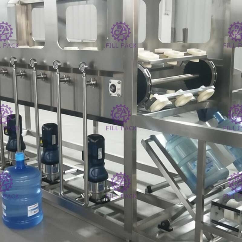 4600 * 2000 * 1800mm L Máy rót chai 5 gallon nhà cung cấp