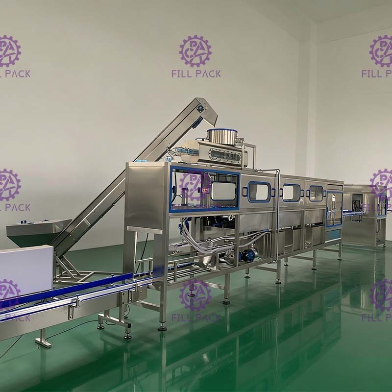 Máy chiết rót Gallon 270 × 490mm với hầm thu nhỏ nhãn nhà cung cấp