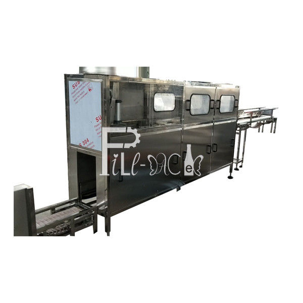 3,4 * 0,78 * 1,95m 3 Trong 1 Dây chuyền chiết rót Gallon 120 nhà cung cấp