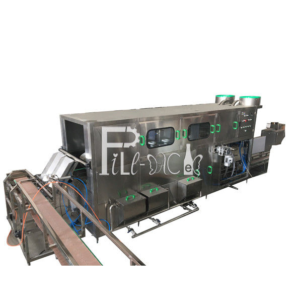 3400 * 1000 * 1750 SUS304 Nhà máy nước Gallon 18.9L 300 BPH nhà cung cấp