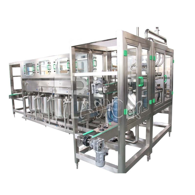 Máy chiết rót Gallon đơn khối 4 dòng hoàn toàn tự động 600BPH với van tràn nhà cung cấp