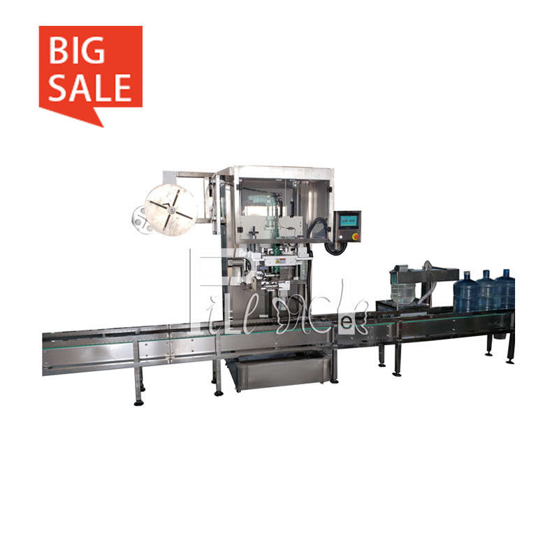 Máy dán nhãn tay áo 2000BPH Quang điện cho miệng chai Gallon nhà cung cấp