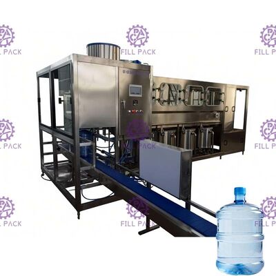 Máy chiết rót 5 gallon tự động 450bph 9,75kw với điều khiển Plc