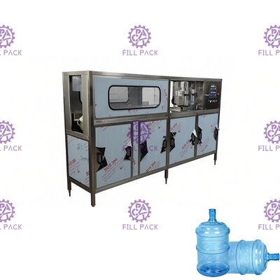 Hoàn thành 100 Bph Thùng lớn 18,9l Gallon Máy chiết rót hoàn toàn tự động