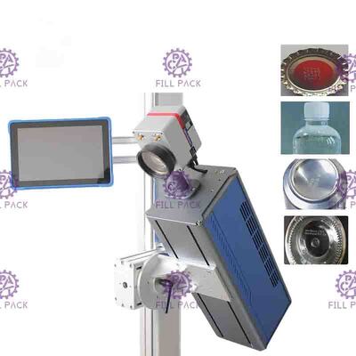 Đường in ngày laser làm mát bằng không khí 1KW / Nhà máy / Đơn vị cho chai uống