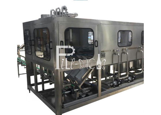 An toàn thực phẩm Thùng nhựa 600BPH Máy chiết rót 3 gallon