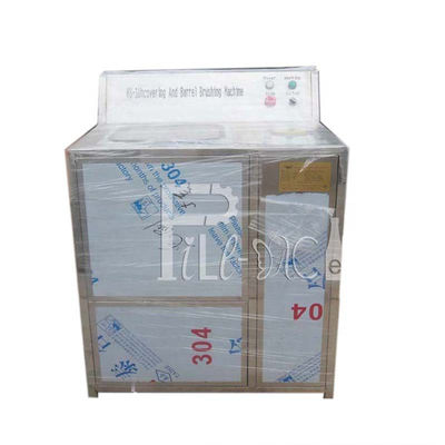 Máy rửa chai nhỏ bán tự động và chổi quét 200BPH có cửa sổ kiểm tra