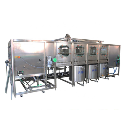 Dây chuyền chiết rót đóng chai thùng nước khoáng Gallon tự động 600BPH
